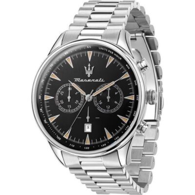 Maserati Tradizione Chronograph Black Dial Quartz R8873646004 100M Men's Watch