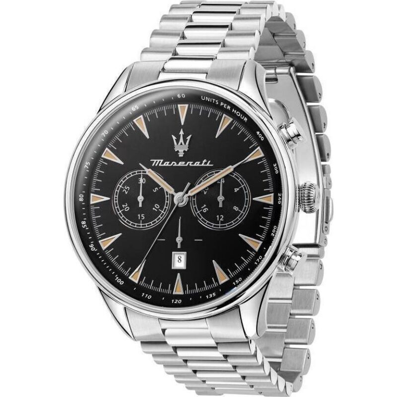 Maserati Tradizione Chronograph Black Dial Quartz R8873646004 100M Men's Watch