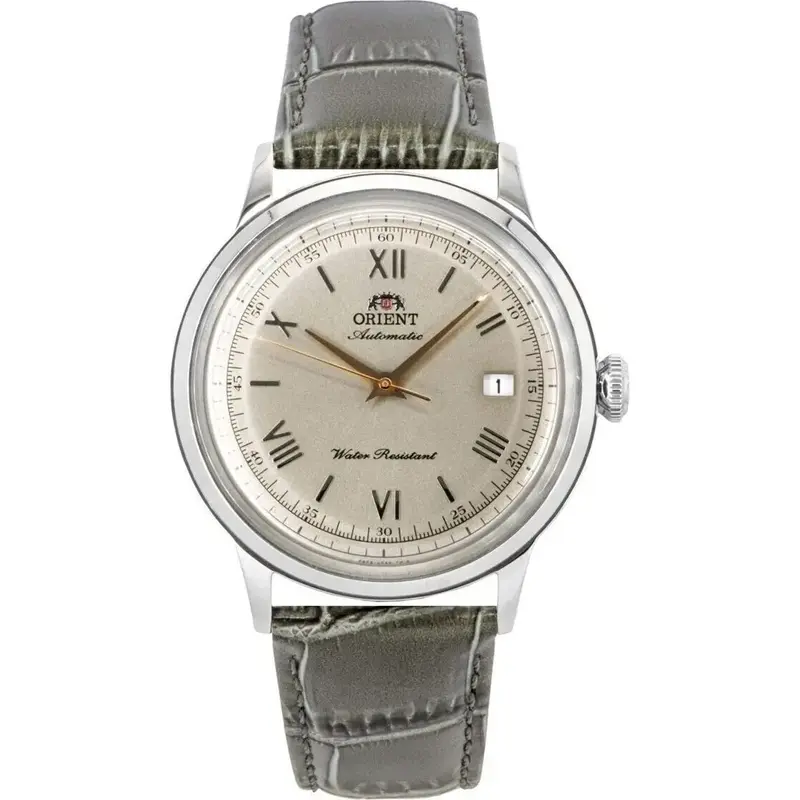 Orient Bambino Classic Leather Strap Beige Dial Automatic RA-AC0025N Men's Watch Orient Bambino Classic Leather Strap Beige Dial Automatic RA-AC0025N Men's Watch
