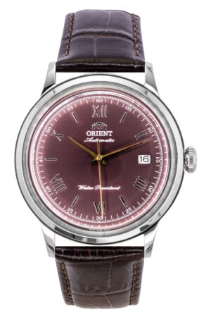 Orient Classic Leather Strap Bordeaux Dial Automatic RA-AC0026R Men's Watch