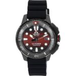 Orient M-force Limited Edition Red Dial Automatic Diver's Ra-ac0l09r00b 200m Men's Watch