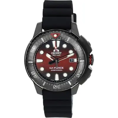 Orient M-Force Limited Edition Red Dial Automatic Diver's RA-AC0L09R00B 200M Men's Watch