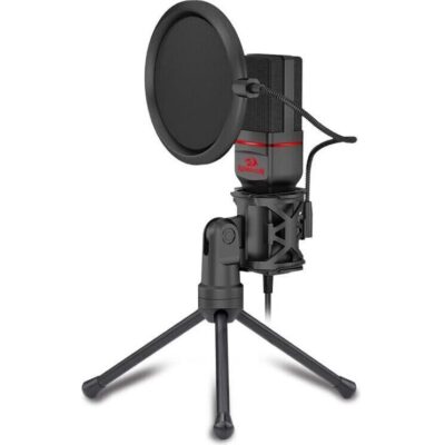 REDRAGON SEYFERT 3.5mm Aux Gaming Mic and Tripod - Black