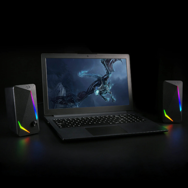 REDRAGON 2.0 Satellite Speakers WALTZ - Black 7 REDRAGON 2.0 Satellite Speakers WALTZ - Black - Image 7