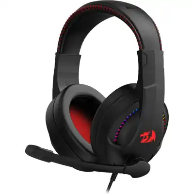 Redragon H211 CRONUS Surround Sound RGB Wired Gaming Headset - Black