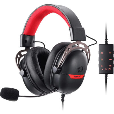 REDRAGON Over-Ear AURORA Gaming Headset - Black
