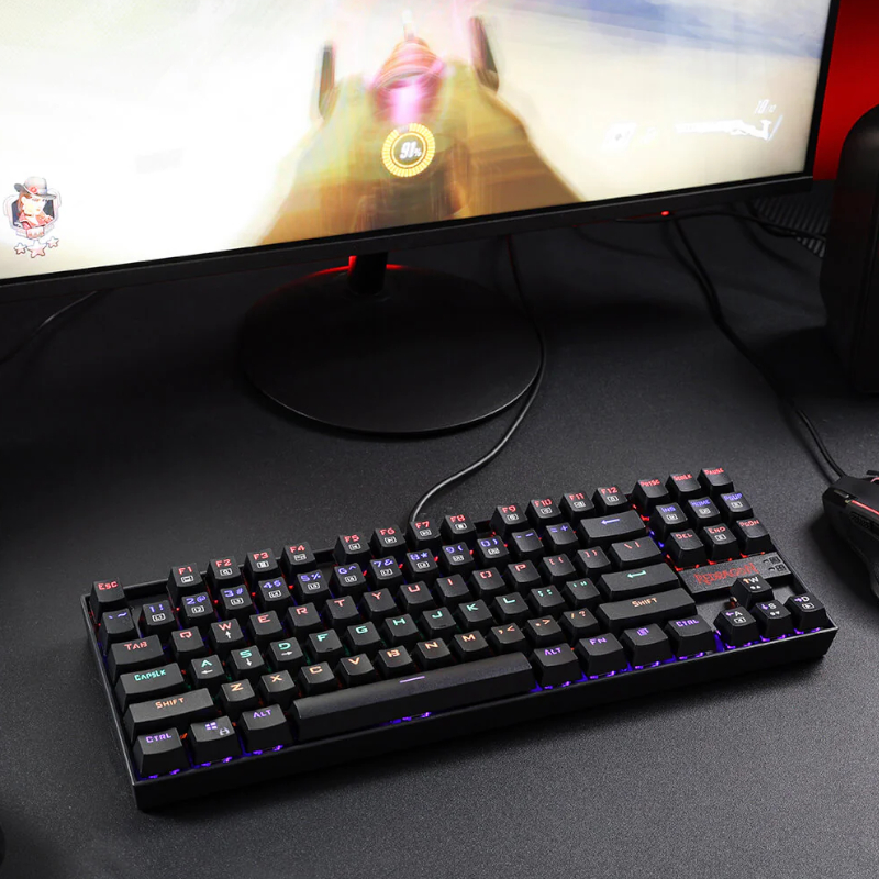 REDRAGON KUMARA RGB MECHANICAL Gaming Keyboard - Black 4 REDRAGON KUMARA RGB MECHANICAL Gaming Keyboard - Black - Image 4