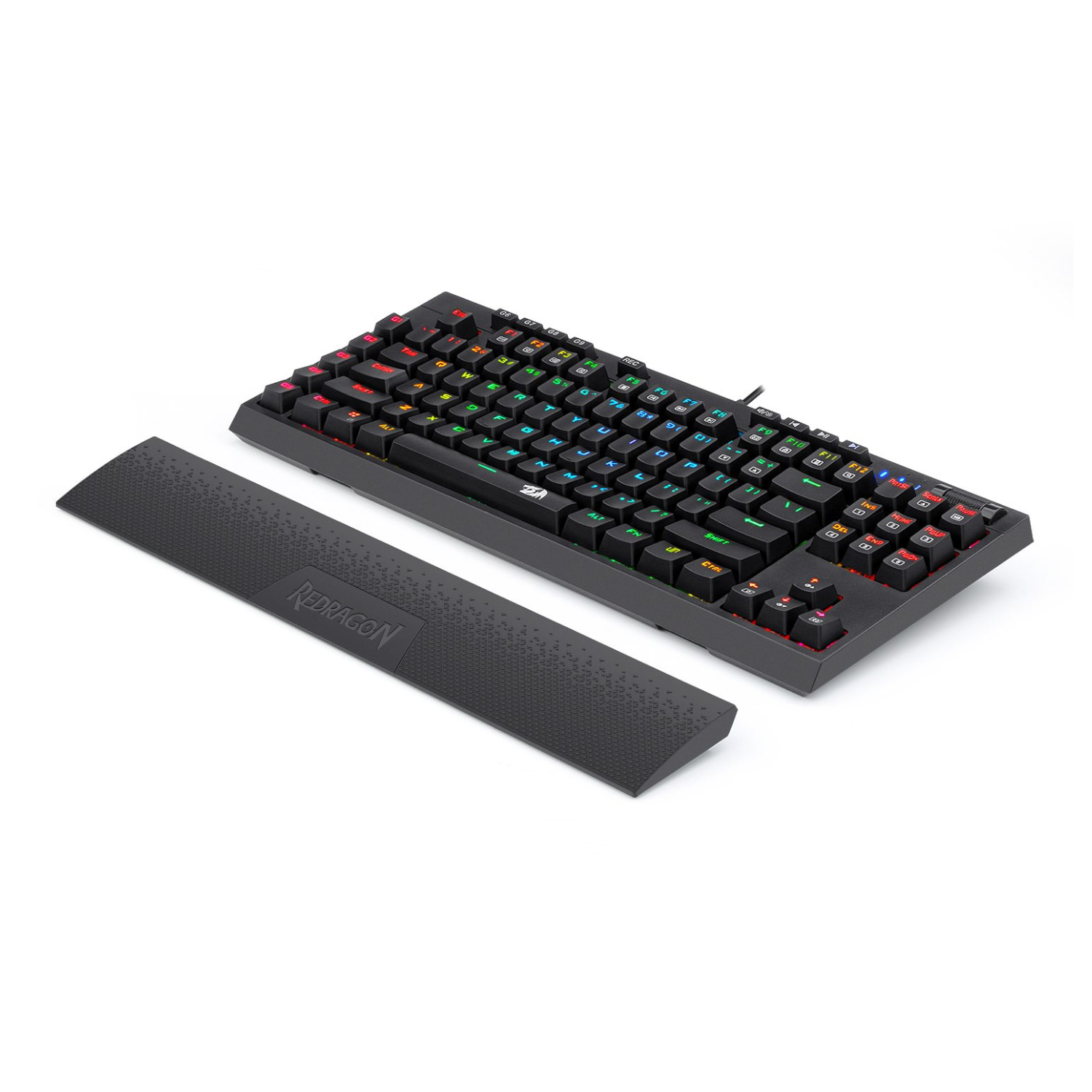 Redragon K588 RGB Pro BROADSWORD TKL Mechanical Wired Gaming Keyboard - Black - Image 5
