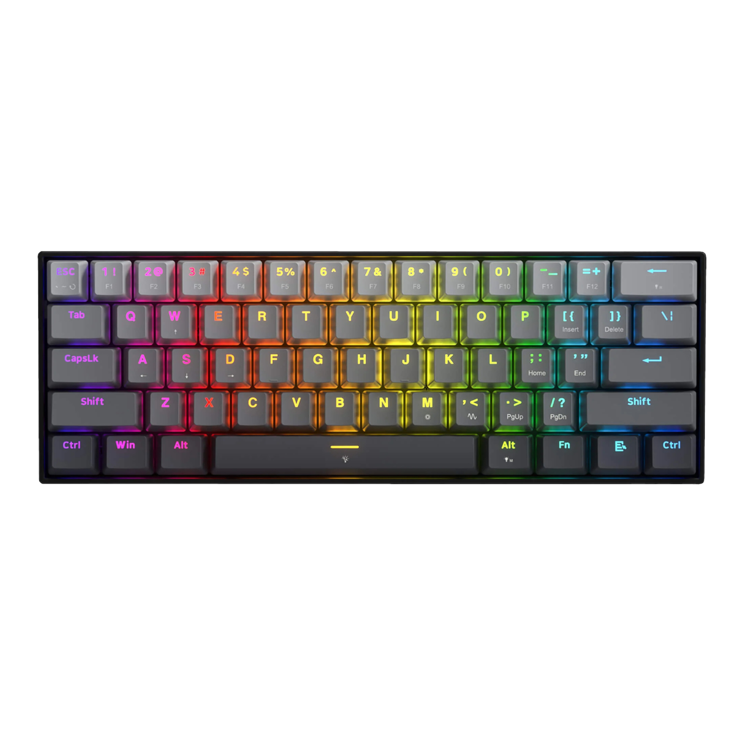 Redragon K617 FIZZ Rapid Trigger 60% Magnet Hall Switch Wired RGB Gaming Keyboard - Image 2