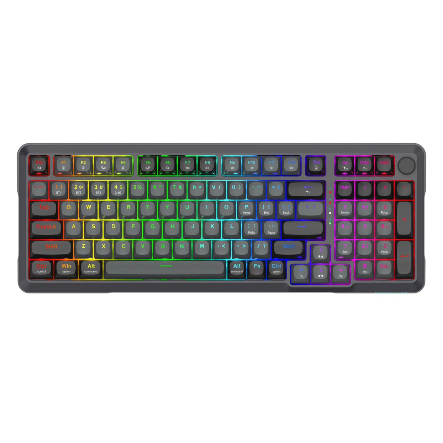 Redragon BREAGI PRO K688 98+1 Gasket Wireless Mechanical Keyboard (Triple Mode, RGB, Hot-Swappable, Cream Linear Switches) 1 Redragon BREAGI PRO K688 98+1 Gasket Wireless Mechanical Keyboard (Triple Mode, RGB, Hot-Swappable, Cream Linear Switches)