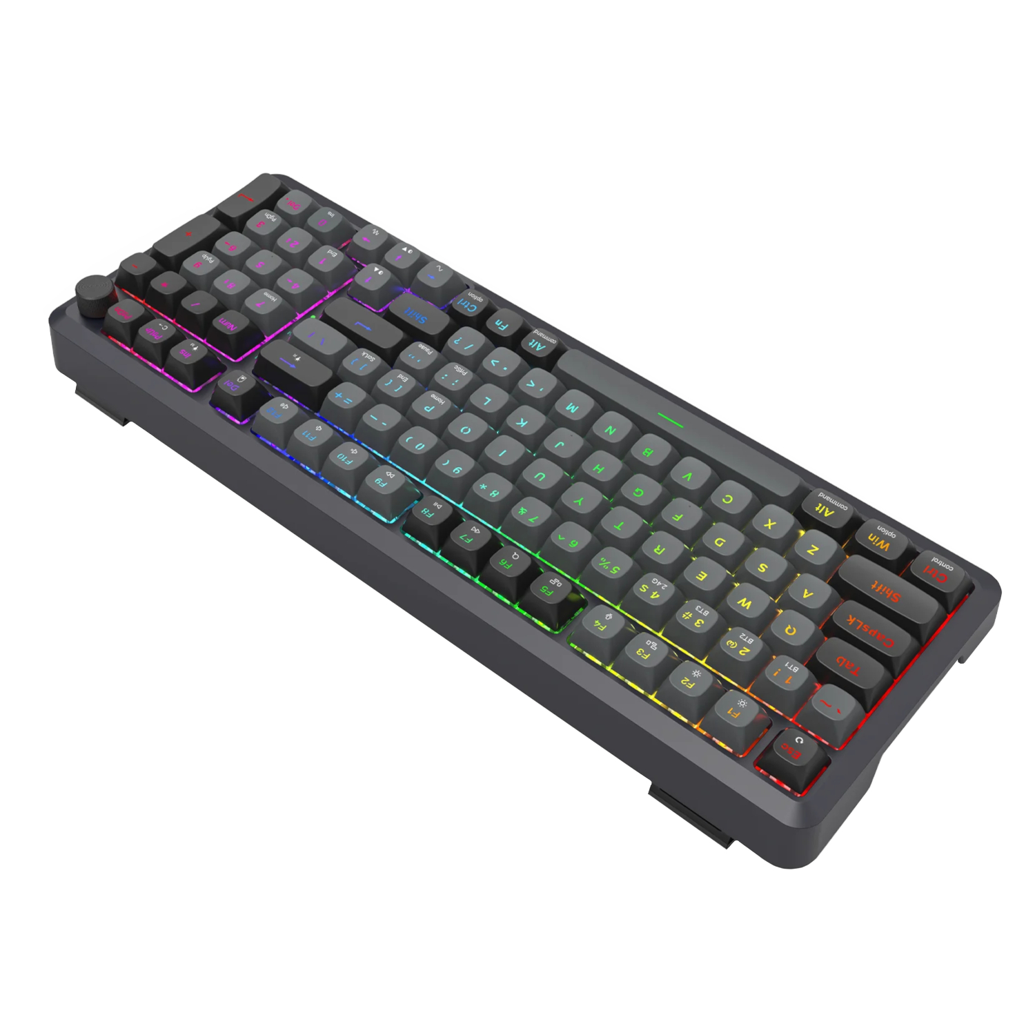 Redragon BREAGI PRO K688 98+1 Gasket Wireless Mechanical Keyboard (Triple Mode, RGB, Hot-Swappable, Cream Linear Switches) 5 Redragon BREAGI PRO K688 98+1 Gasket Wireless Mechanical Keyboard (Triple Mode, RGB, Hot-Swappable, Cream Linear Switches) - Image 5
