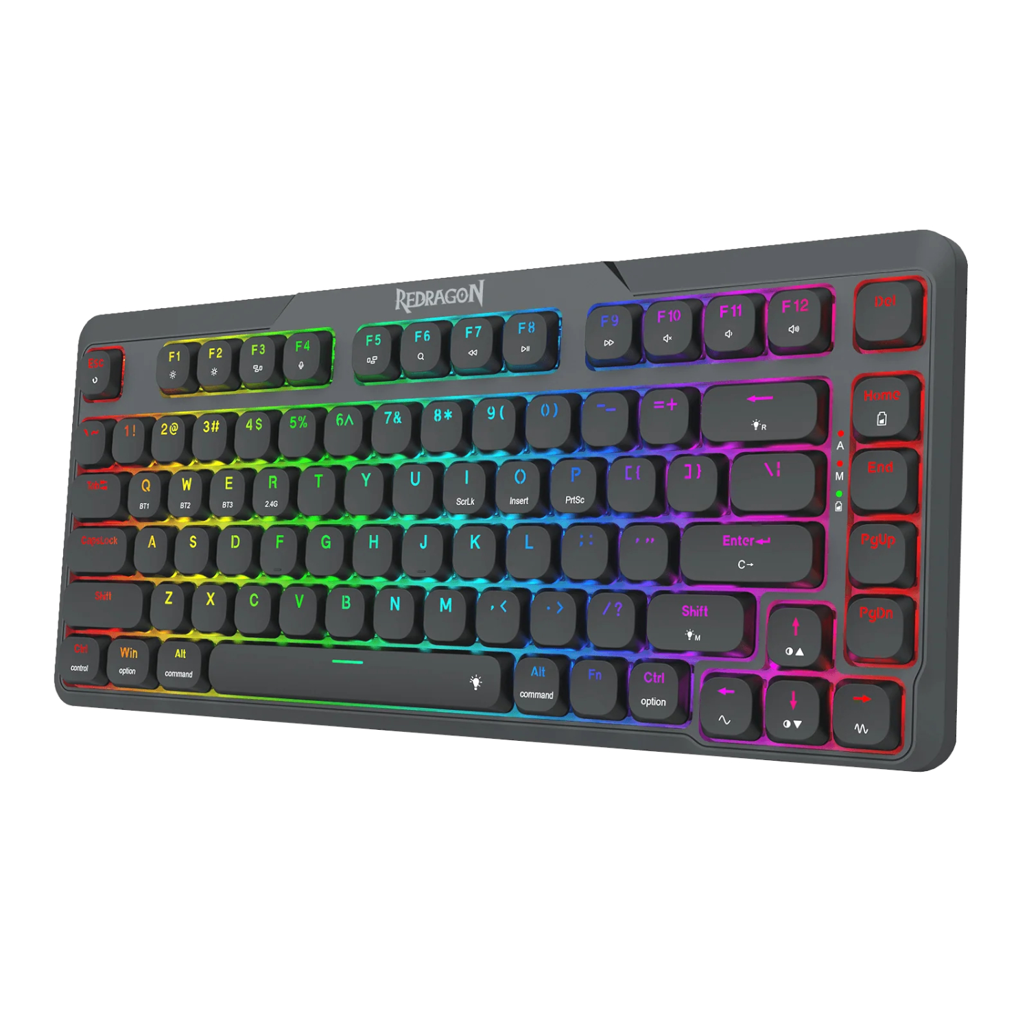 Redragon AETHER K706 PRO Wireless Mechanical Keyboard (75% Layout, Tri-Mode, Gasket Mount, Low-Profile Red Switches) 4 Redragon AETHER K706 PRO Wireless Mechanical Keyboard (75% Layout, Tri-Mode, Gasket Mount, Low-Profile Red Switches) - Image 4