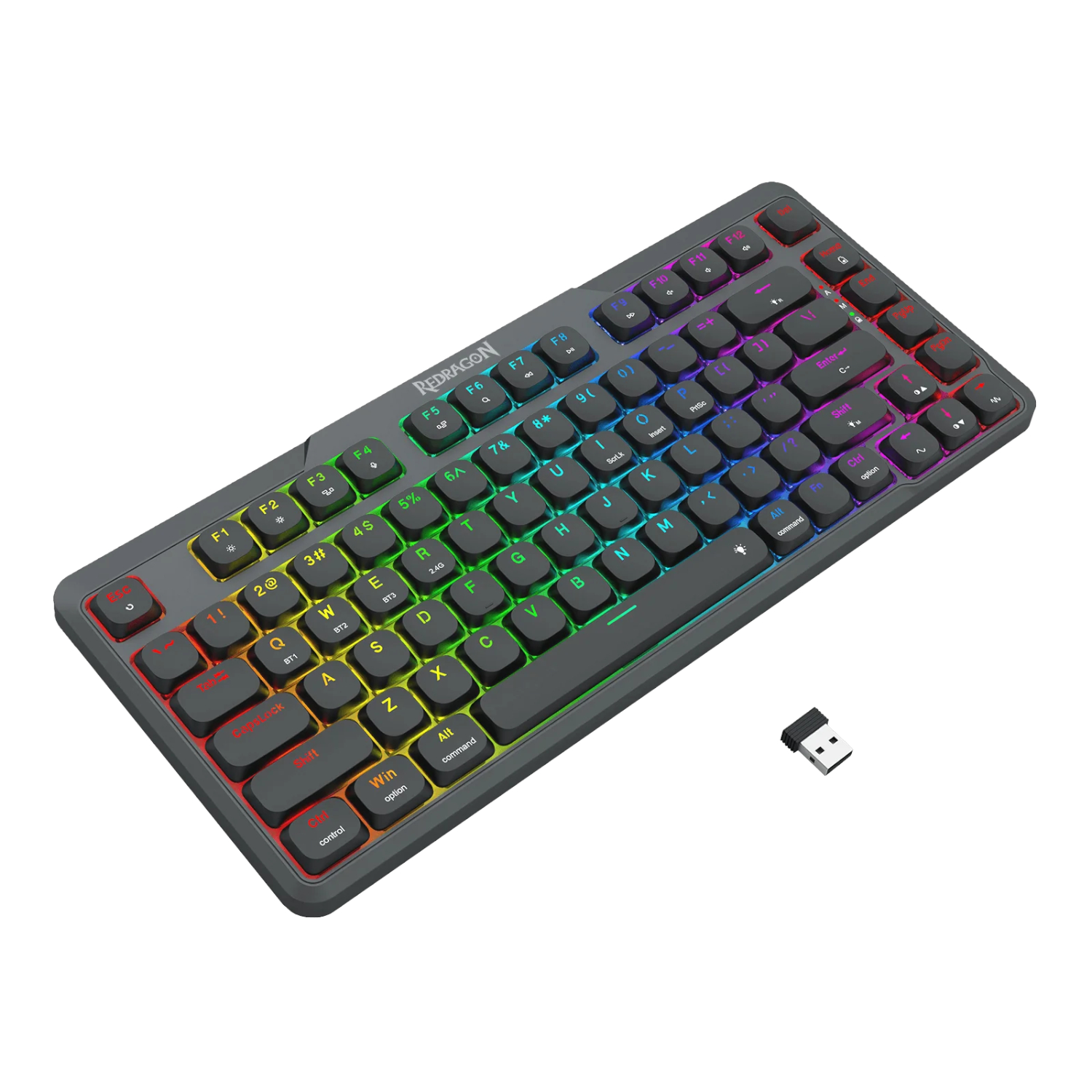 Redragon AETHER K706 PRO Wireless Mechanical Keyboard (75% Layout, Tri-Mode, Gasket Mount, Low-Profile Red Switches) 1 Redragon AETHER K706 PRO Wireless Mechanical Keyboard (75% Layout, Tri-Mode, Gasket Mount, Low-Profile Red Switches)