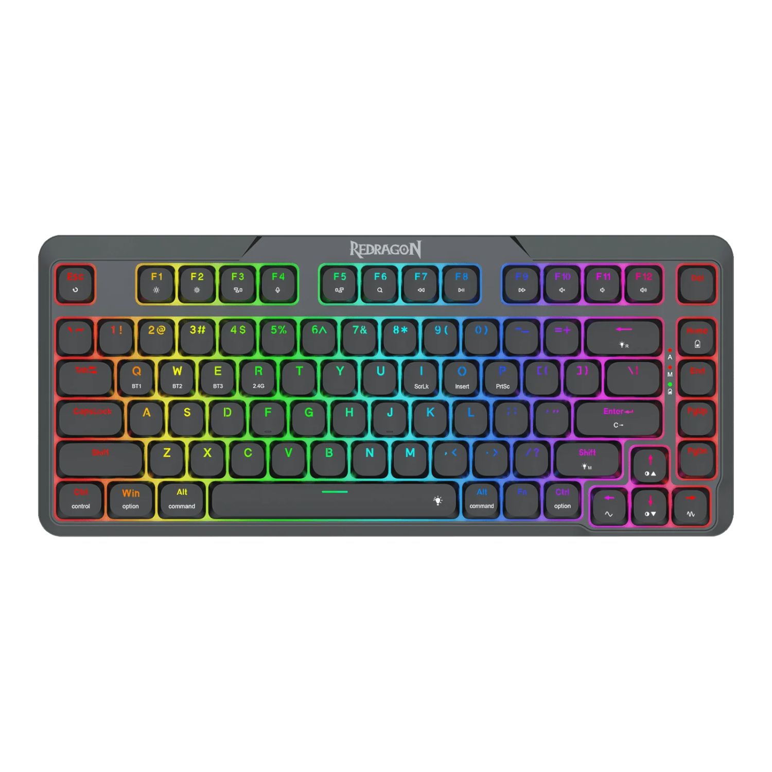 Redragon AETHER K706 PRO Wireless Mechanical Keyboard (75% Layout, Tri-Mode, Gasket Mount, Low-Profile Red Switches) 2 Redragon AETHER K706 PRO Wireless Mechanical Keyboard (75% Layout, Tri-Mode, Gasket Mount, Low-Profile Red Switches) - Image 2