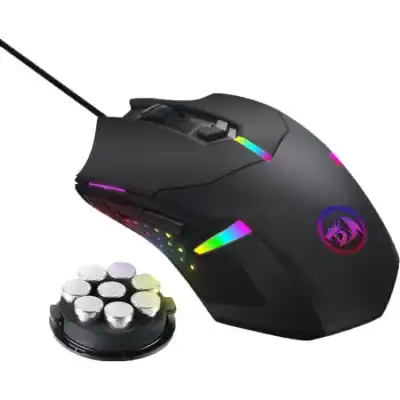 REDRAGON CENTROPHORUS 7200DPI RGB Gaming Mouse - Black