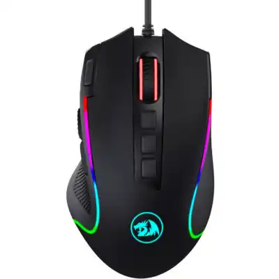 REDRAGON PREDATOR 4000DPI RGB Ergo Gaming Mouse - Black