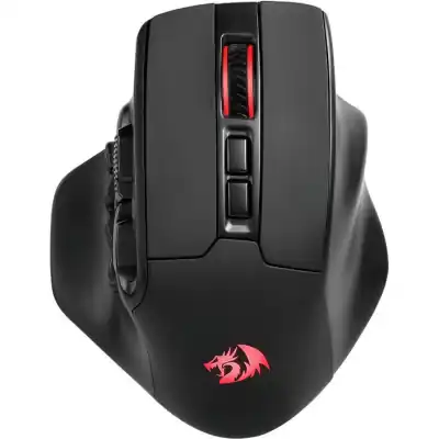 REDRAGON Aatrox Wireless 6200DP RGB MMO Gaming Mouse - Black