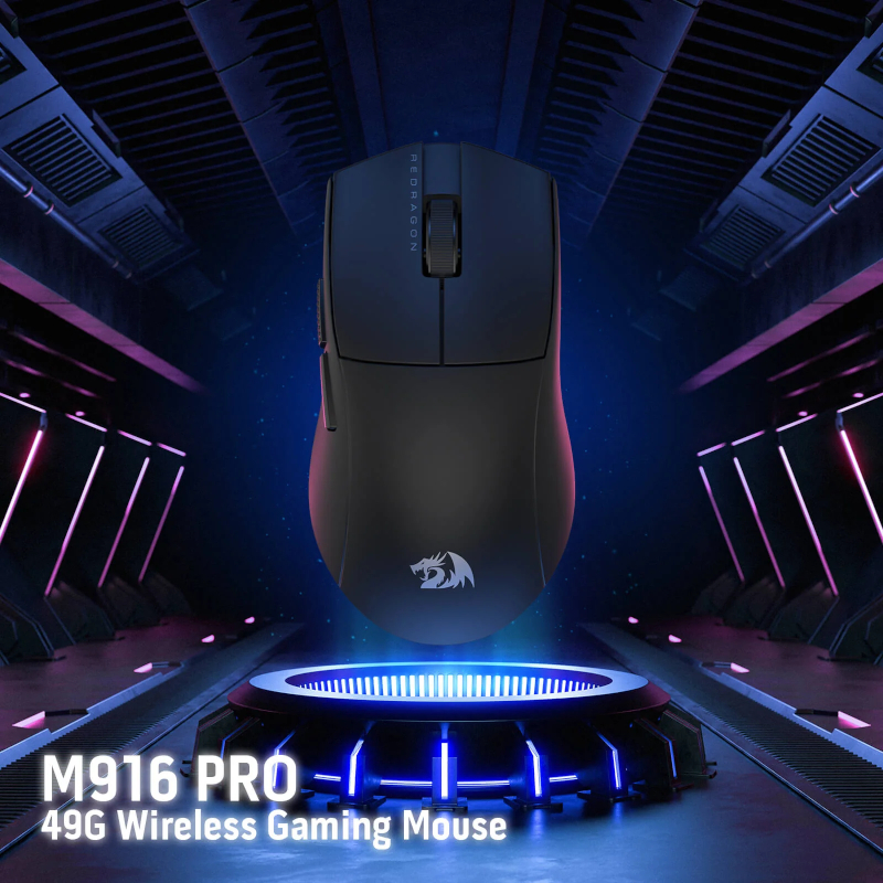 REDRAGON M916 PRO 4K 3-Mode Wireless Gaming Mouse - Black 3 REDRAGON M916 PRO 4K 3-Mode Wireless Gaming Mouse - Black - Image 3