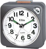 ELITE Sveglia silent con luce e snooze - ANTRACITE - Silent alarm clock with light and snooze - GREY (RS7150_G) Unisex WATCHES