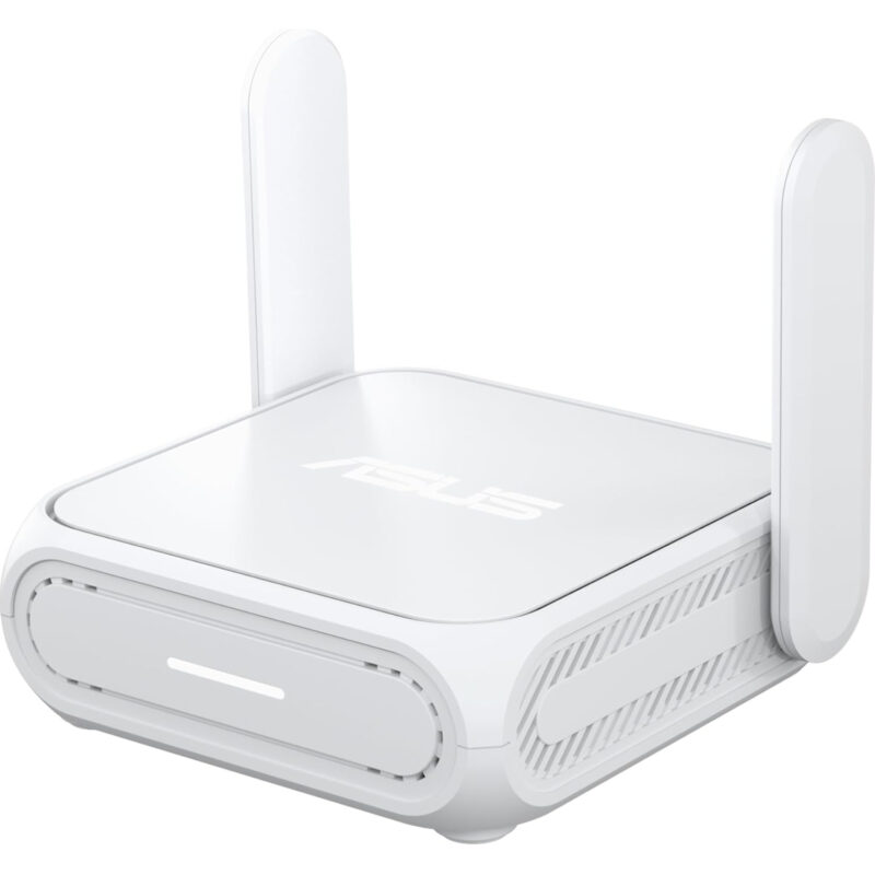 ASUS Go Wi-Fi 7 Dual-Band Travel Router with 5G-White