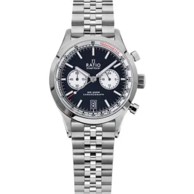 Ratio Street Racer Chronograph RTC012 200M Black Reverse Panda Dial Limited Edition Watch