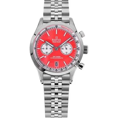 Ratio Street Racer Chronograph RTC015 200M Red Reverse Panda Dial Limited Edition Watch