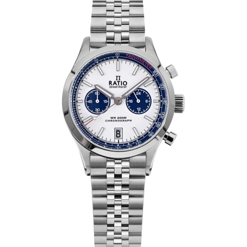 Ratio Street Racer Chronograph RTC022 200M Black Panda Dial Limited Edition Watch