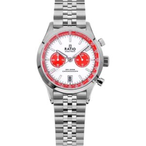 Ratio Street Racer Chronograph RTC025 200M Red Panda Dial Limited Edition Watch