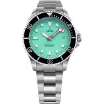 Ratio FreeDiver Sapphire Stainless Steel Green Dial Quartz RTF039 200M Men's Watch