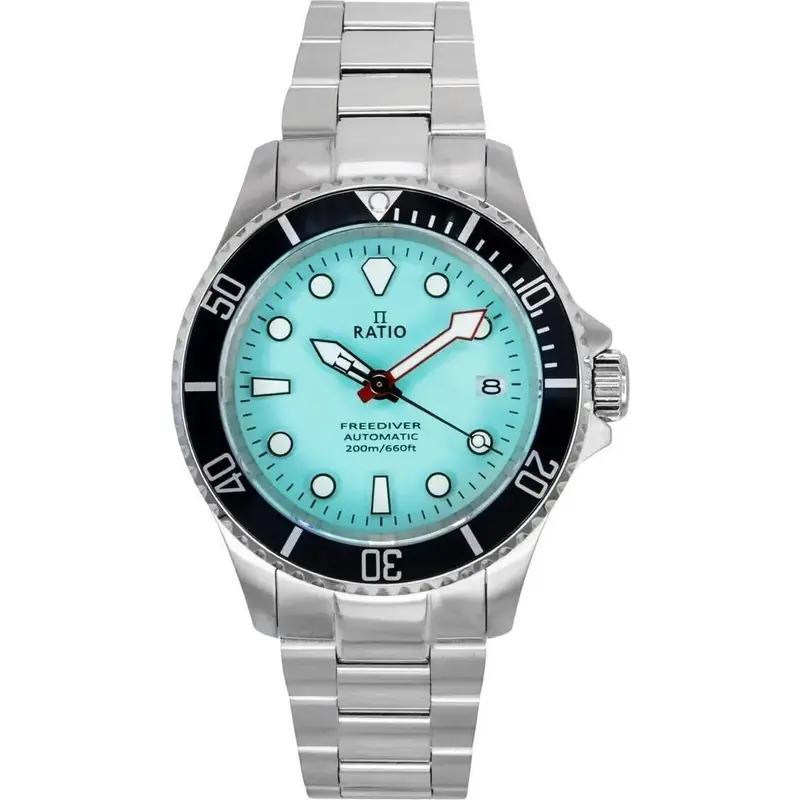 Ratio FreeDiver Sapphire Stainless Steel Ice Blue Dial Automatic RTF042 200M Men's Watch