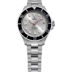 Ratio FreeDiver Sapphire Stainless Steel Silver Sunray Dial Automatic RTF048 200M Men's Watch