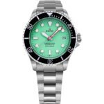 Ratio FreeDiver Sapphire Stainless Steel Green Dial Automatic RTF049 200M Men's Watch