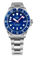 Ratio FreeDiver GMT Series Sapphire Stainless Steel Blue Dial Automatic RTF053 200M Men's Watch
