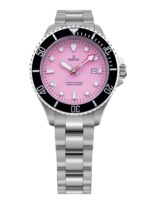 Ratio FreeDiver Sapphire Stainless Steel Candy Pink Dial Quartz RTFL809 200M Women's Watch
