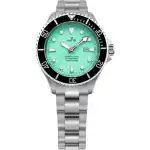 Ratio FreeDiver Sapphire Stainless Steel Green Dial Automatic RTFL835 200M Women's Watch