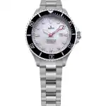 Ratio FreeDiver Sapphire Stainless Steel White Mother Of Pearl Dial Automatic RTFL841 200M Women's Watch