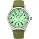 Ratio Quest Men's Field Watch Sapphire Canvas Strap Quartz RTQ021 100M Lewis And Clark Edition