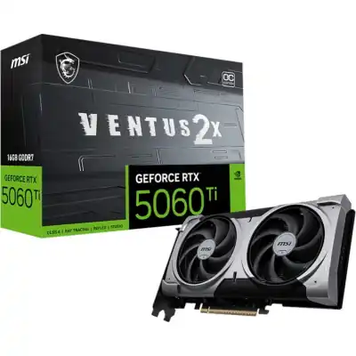 MSI GeForce RTX 5060 Ti VENTUS 2X OC PLUS 16GB GDDR7 Graphics Card