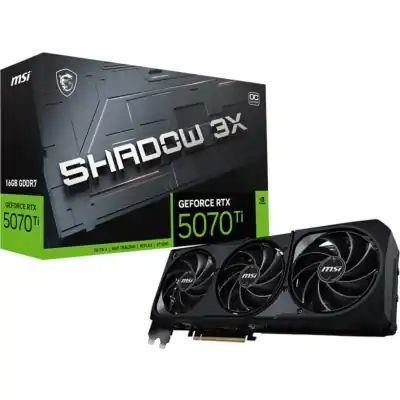 MSI GeForce RTX 5070 Ti 16GB GDDR7 SHADOW 3X OC Graphics Card