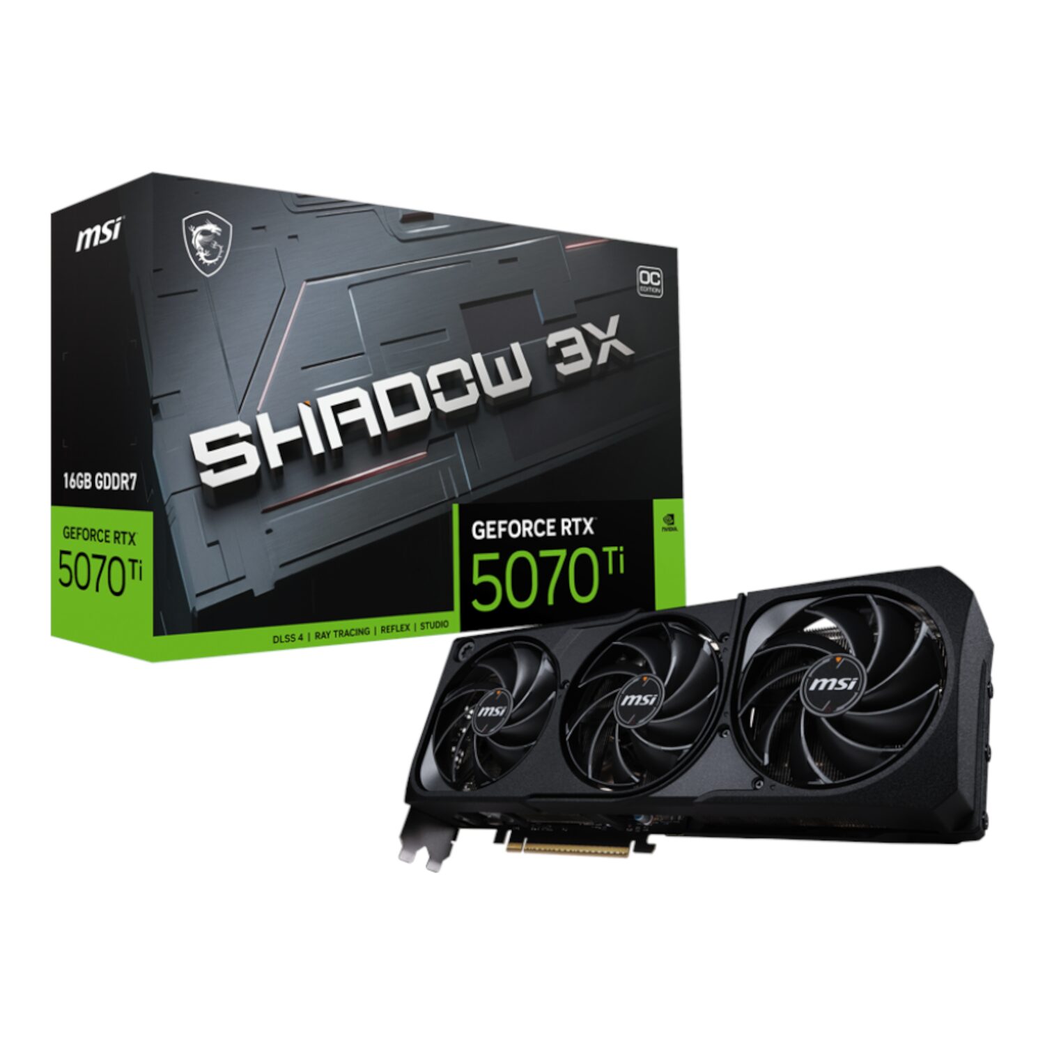 MSI GeForce RTX 5070 Ti 16GB GDDR7 SHADOW 3X OC Graphics Card 1 MSI GeForce RTX 5070 Ti 16GB GDDR7 SHADOW 3X OC Graphics Card