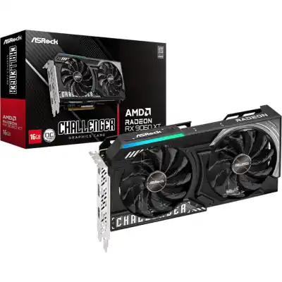 ASRock Radeon RX 9060 XT Challenger 16GB OC Graphics Card (RDNA™ 4, PCIe 5.0)