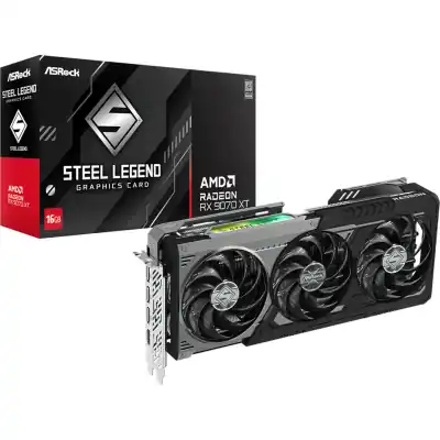 ASRock Radeon RX9070 XT Steel Legend Dark 16GB Graphics Card