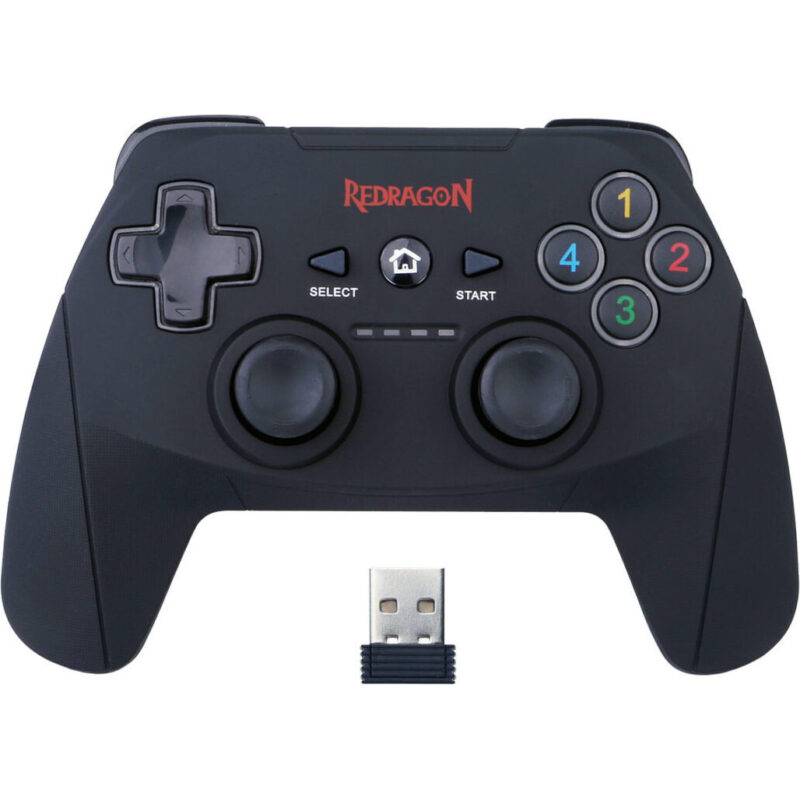 Redragon HARROW Wireless X/D-input(Digital/Analog) PC Controller - Black