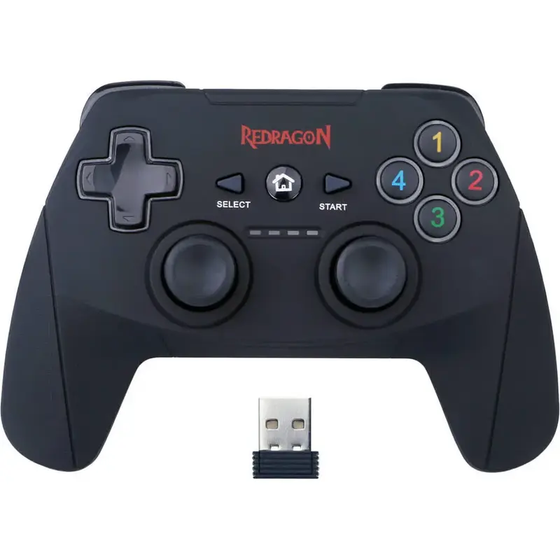 Redragon HARROW Wireless X/D-input(Digital/Analog) PC Controller - Black