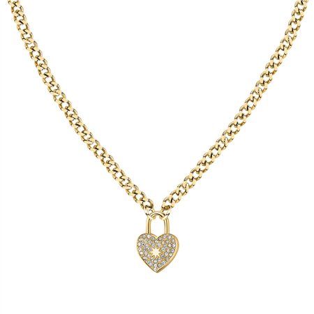 Morellato Abbraccio Gold Tone Stainless Steel Necklace SABG25 For Women
