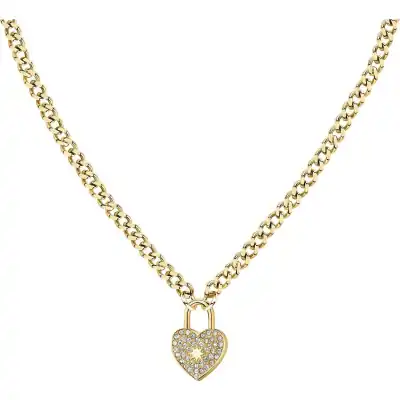 Morellato Abbraccio Gold Tone Stainless Steel Necklace SABG25 For Women