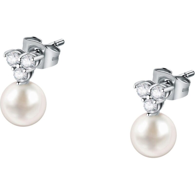 Morellato Perla Silver Tone Earrings SAER52 For Women