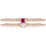 Morellato 1930 Rose Gold Tone Sterling Silver SAHA16014 Women's Ring