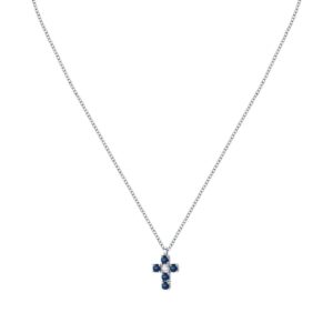 Morellato Tesori Necklace With Blue Cross SAIW216 For Women
