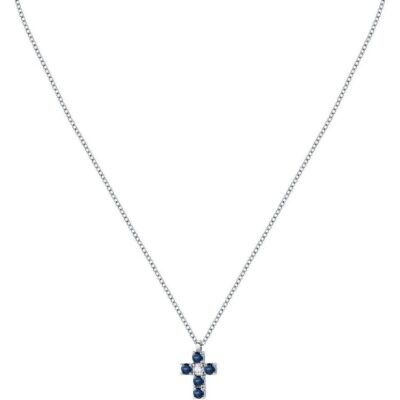 Morellato Tesori Necklace With Blue Cross SAIW216 For Women